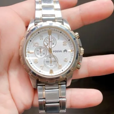 Fossil Dean Chronograph Two-Tone Stainless Steel Men's Watch